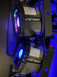 2x American DJ Trispot LED