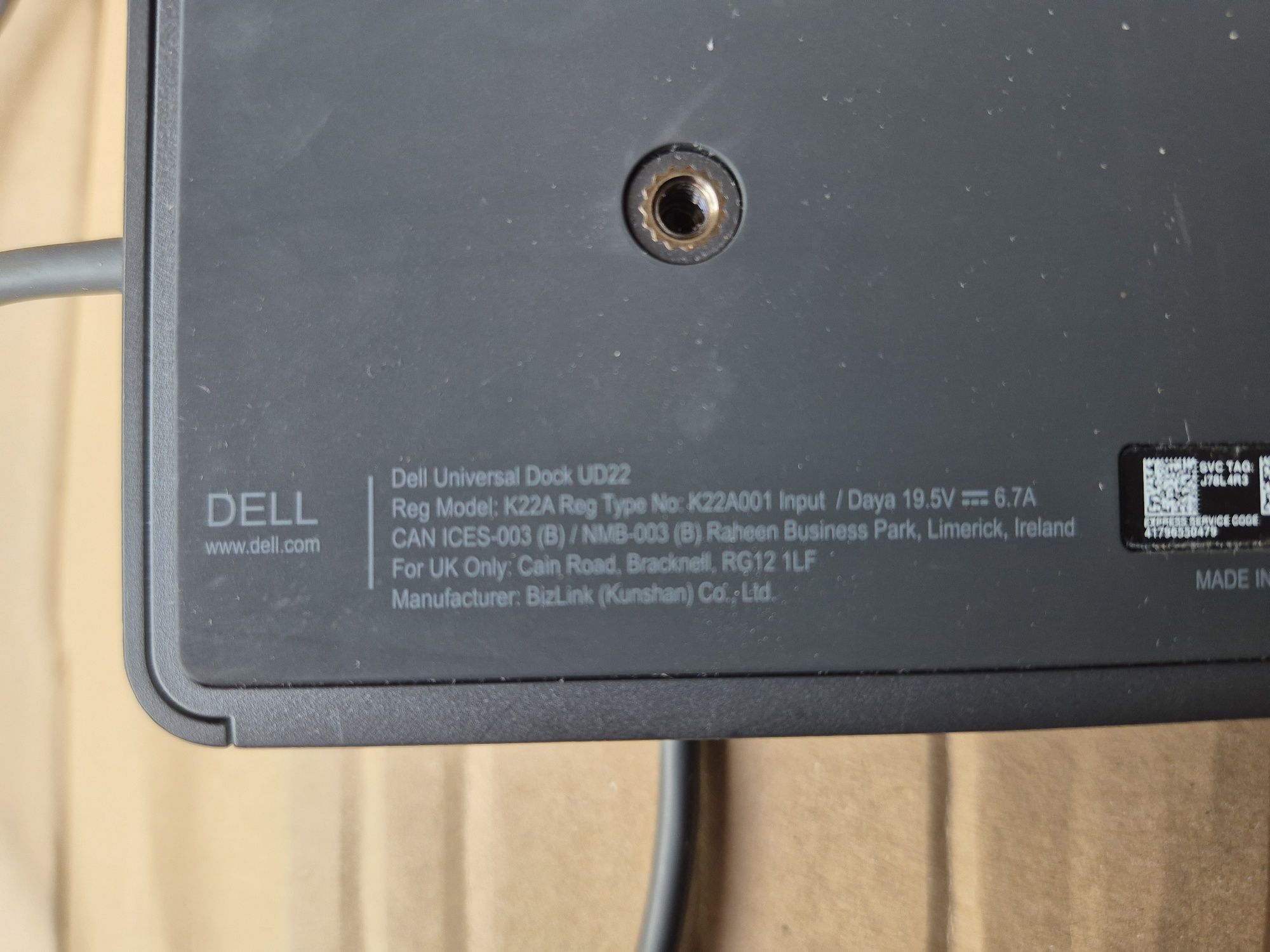 Stacja dokująca Dell UD22 K22A usb-C