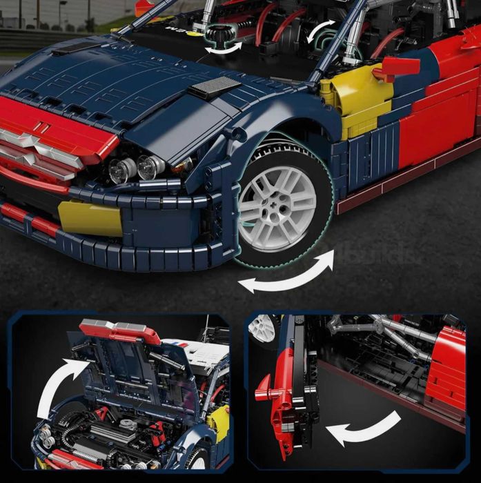 ‼️В Коробці ‼️Конструктор Mould King 13187 Citroën C4 WRC—4606 деталей