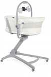 Leżaczek Chicco BABY HUG 4W1 AIR WHITE SNOW używany Śląsk