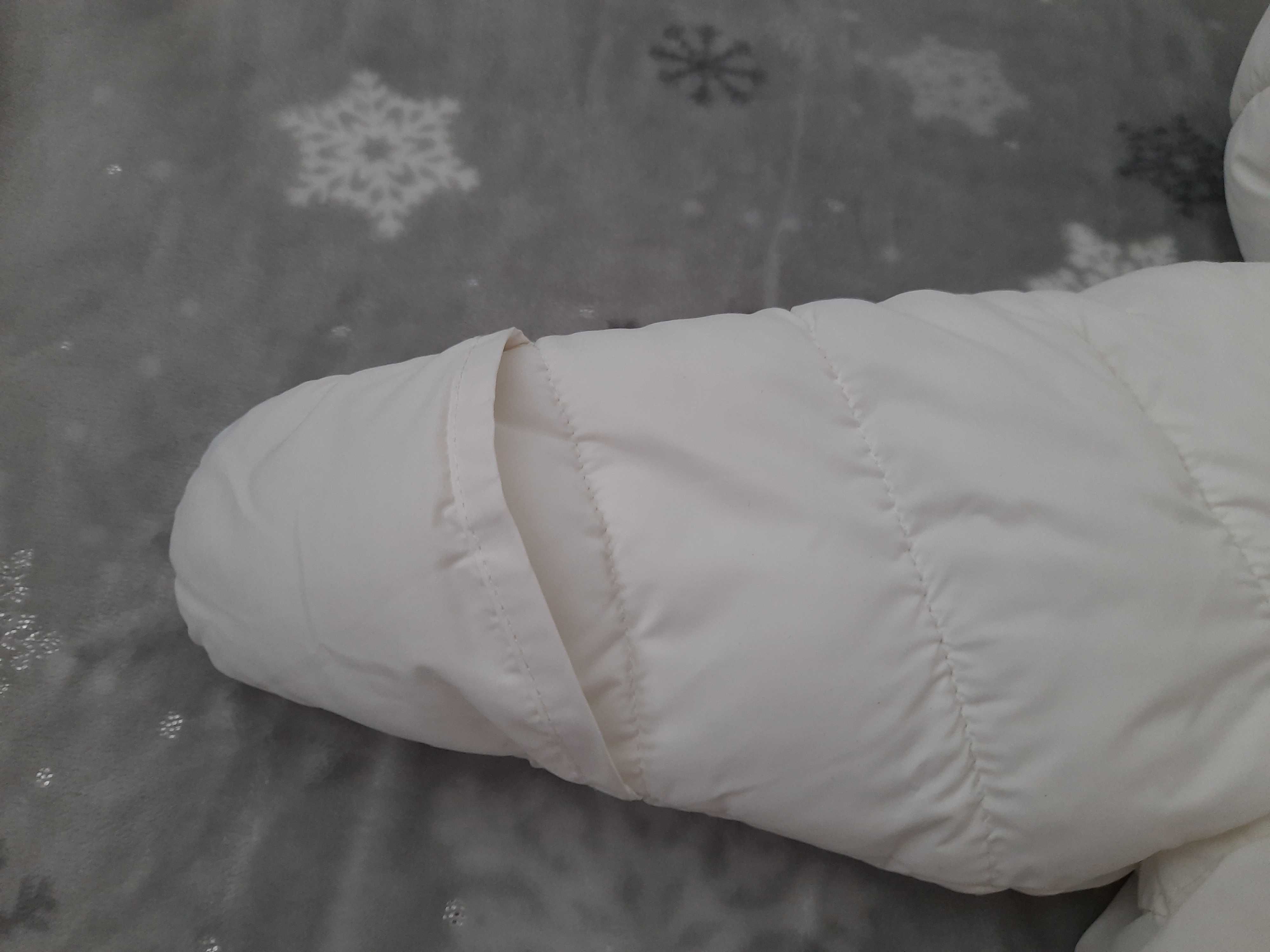 h&m 2w1 biały kombinezon ŚPIWOREK 62/68, śliczny