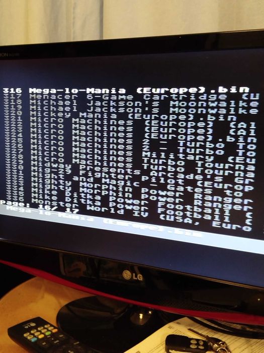 Sega Mega Drive cartucho com todos os jogos Everdrive