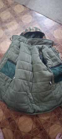 Зимова куртка тепла на флісі і штани комбенізон на флісі 54 розмір