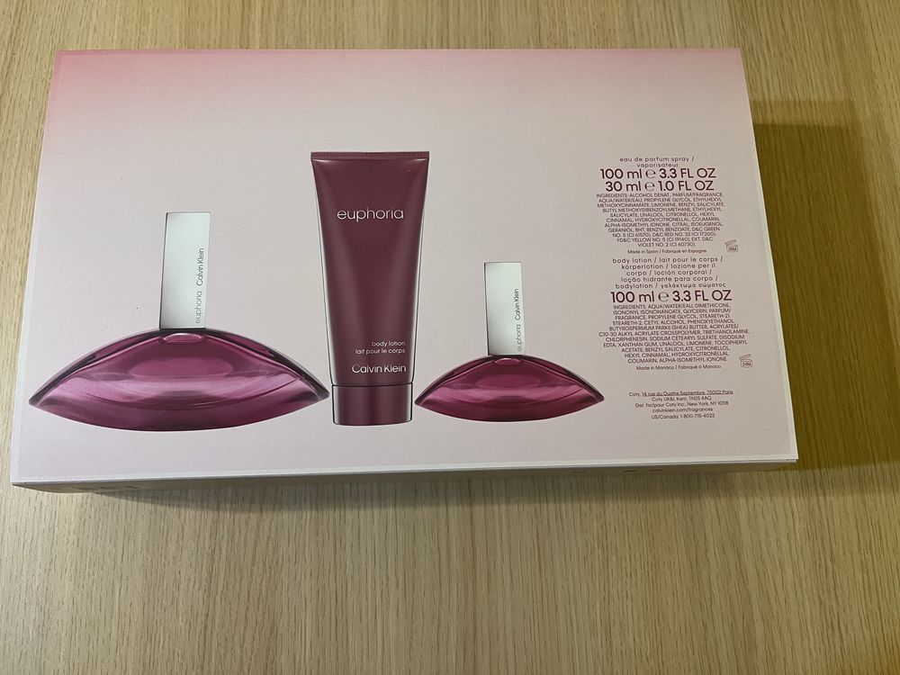 Nowy ! Zestaw Calvin Klein Euphoria
