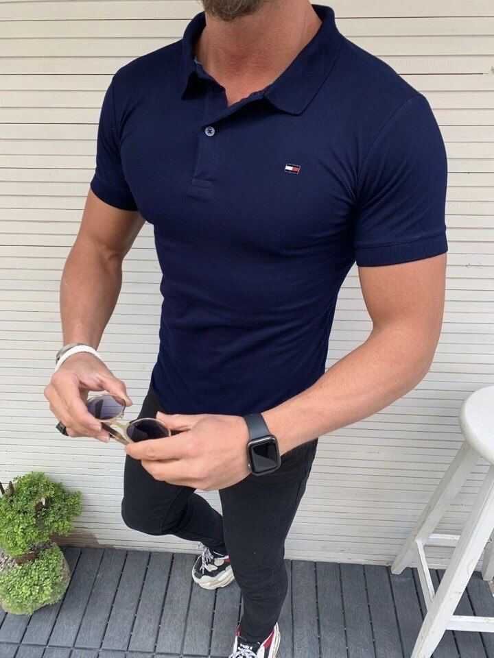 ЗНИЖКА! Поло TOМMY HILFIGЕR XL (52) XXL (54) футболка теніска TH томми