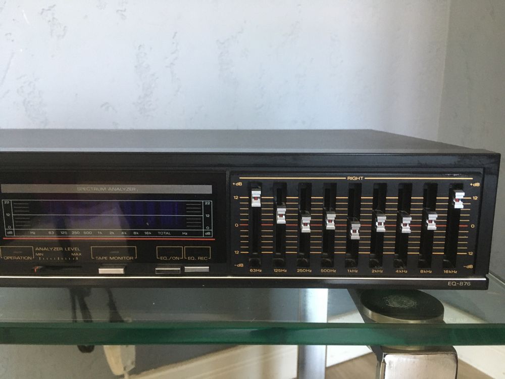 Fisher EQ-876 korektor graficzny equalizer