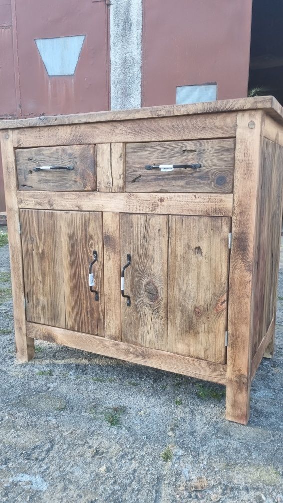Komoda pod umywalkę stare drewno