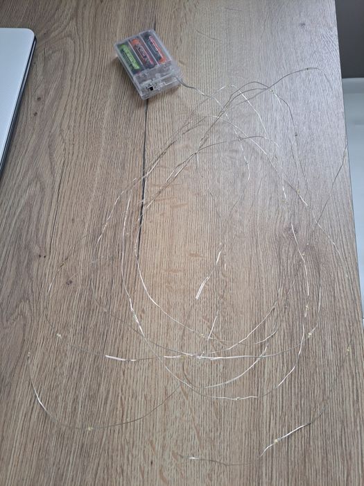 Гірлянда на батарейках 5 метрів, на батарейки лампочки, декор 5 м