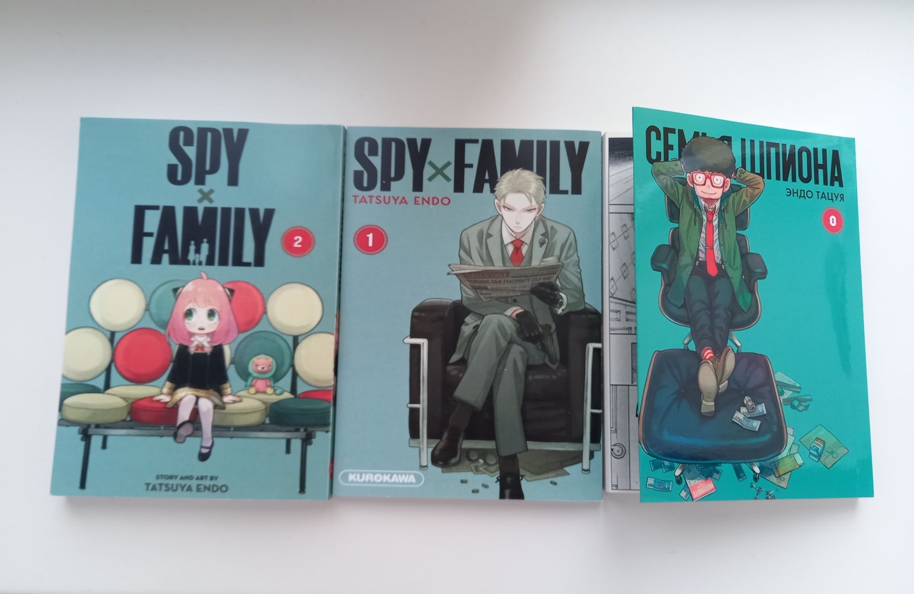 Манга Семья Шпиона/Spy x family 1, 2, 8 том
