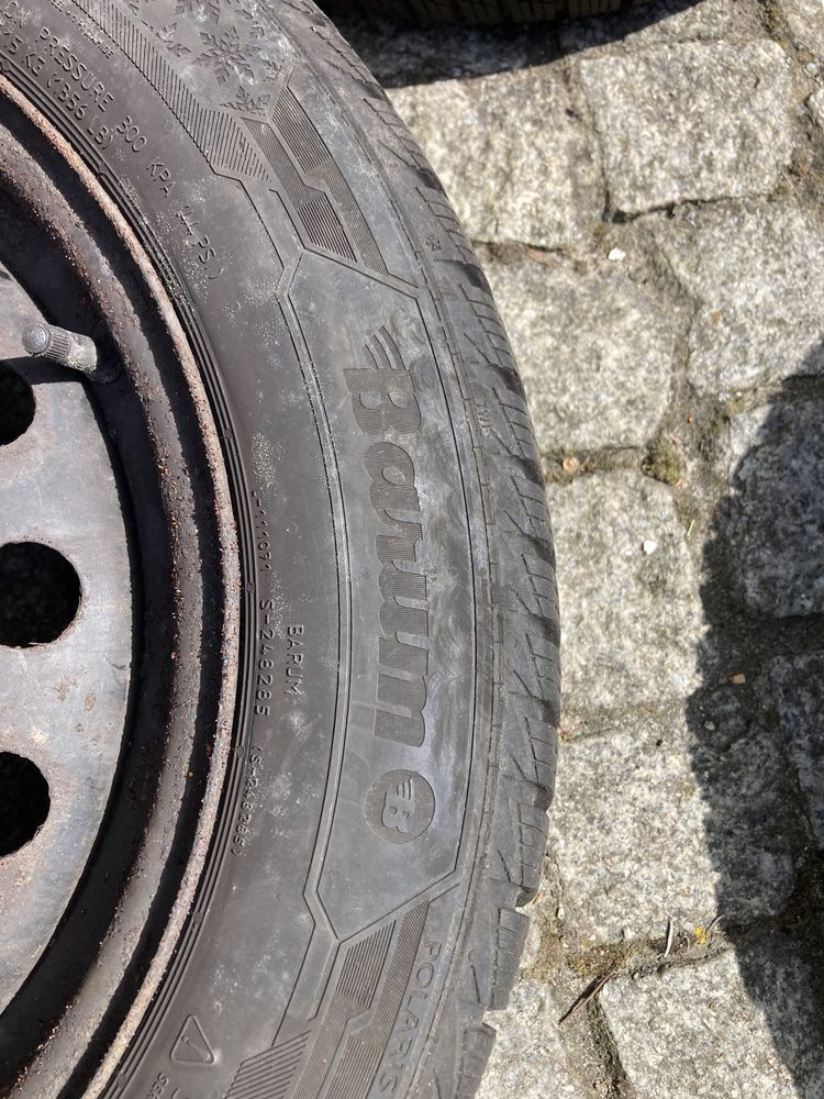Opony zimowe barum plus felgi 205/55R16