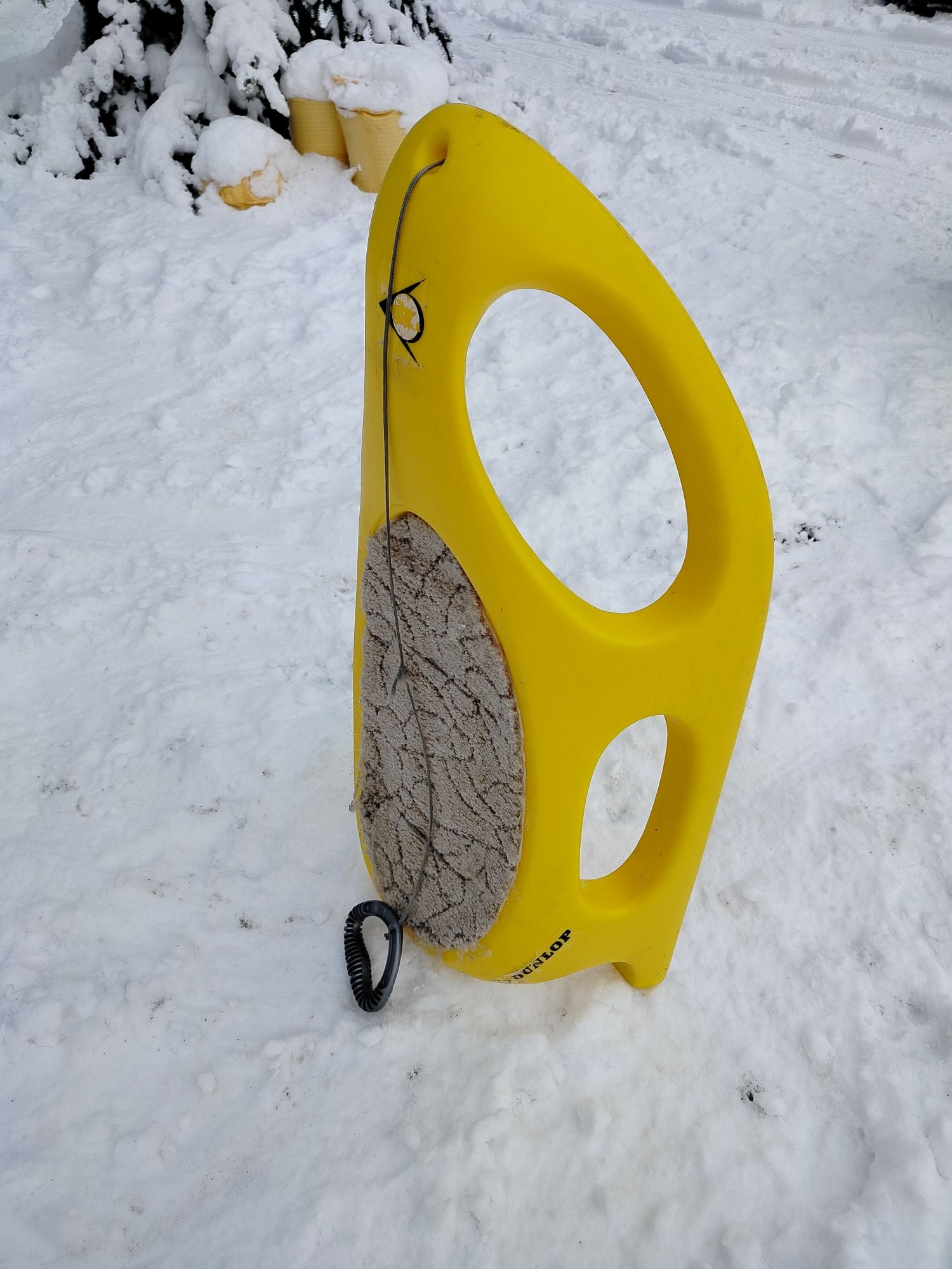 Sanki dziecięce zimowe Khw Dunlop ślizg