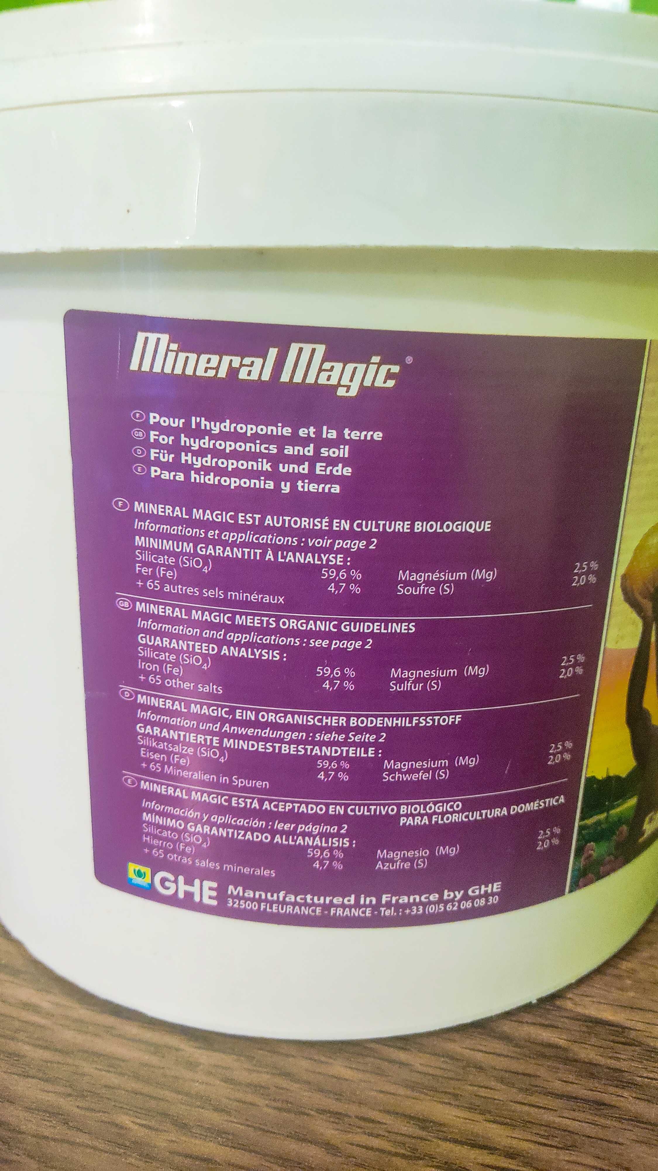 Mineral Magic (Silicato Natural) GHE 5 Litros