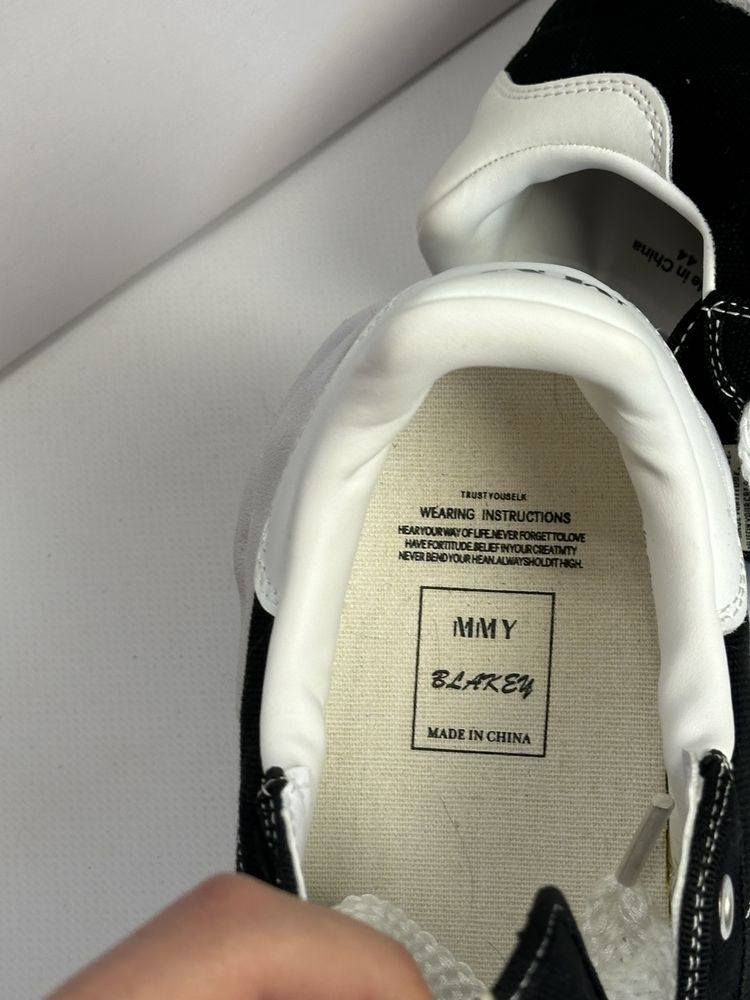 MMY BLAKEY Maison Mihara Yasuhiro 44 43 кеди кросівки чорні кеды 45 42