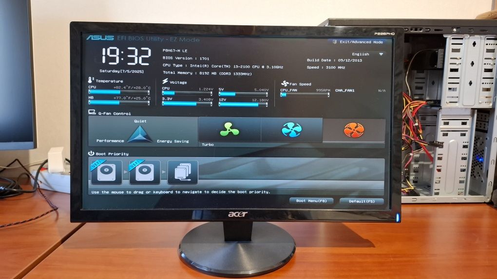 Компьютер на Intel core i3-2100