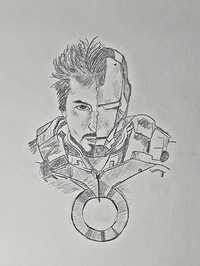 Szkic obraz Iron Man