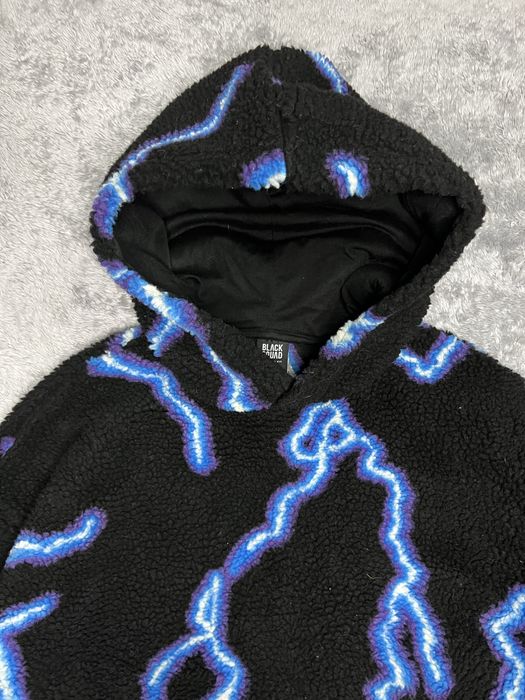 Оверсайз худі black squad (m) "блискавки"