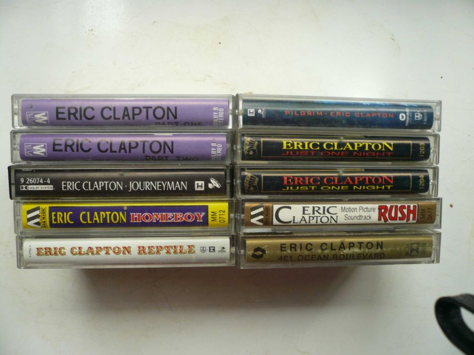 Kasety magnetofonowe nagrane , rock , blues i pochodne , Eric Clapton