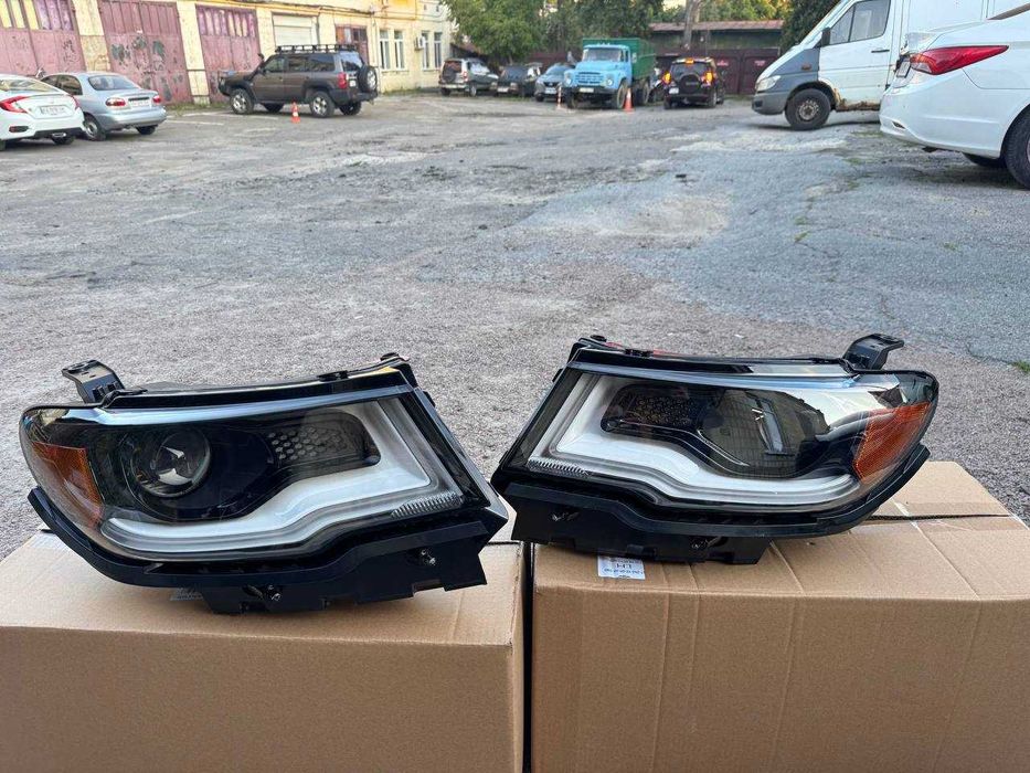 фара компас (LED ДХО) передні фари Jeep Compass (16-21)
