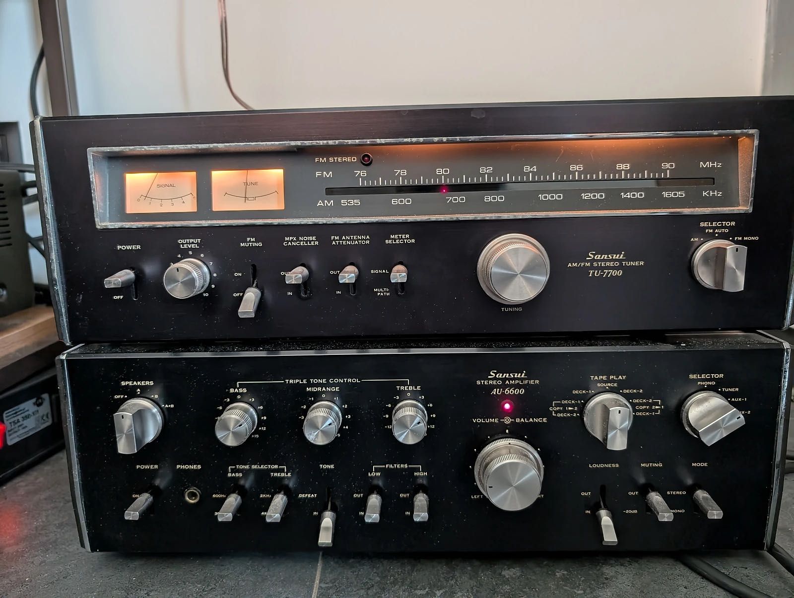 Sansui AU‑6600+TU‑7700| stereo  vintage |Po serwisie| Tuner wzmacniacz