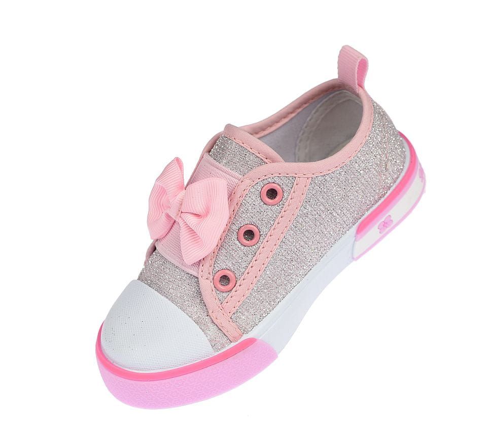 Pantofelki różowe trampki na gumki 1SP-592-LS L.Pink rozm. 22