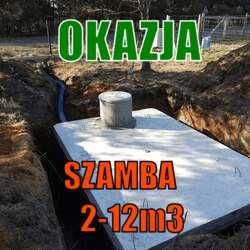 Szamba betonowe 11m3 Zbiorniki betonowe Piwnice Ziemianki