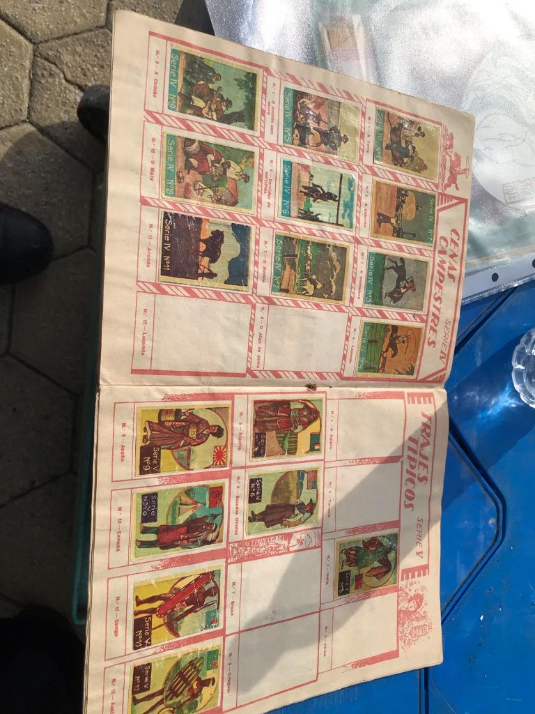 Anos 30 muito rara caderneta incompleta dos caramelos a holandesa