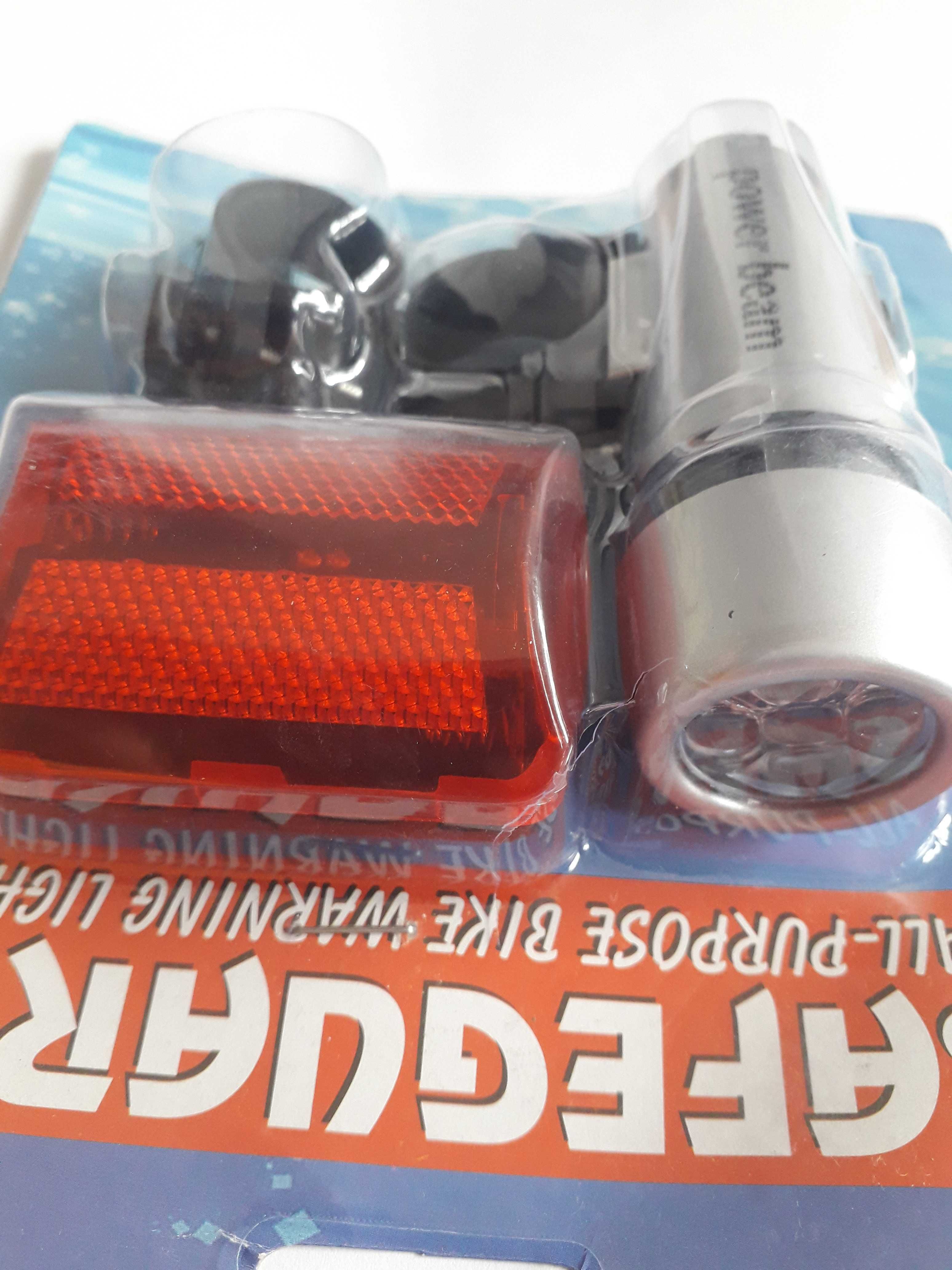 Oświetlenie rowerowe zestaw latarka