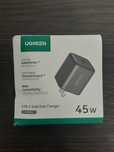 Зарядка Ugreen 45W US + переходник
