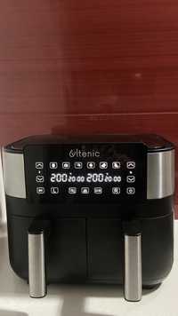 AIR FRYER com capacidade de 9L e duas gavetas independentes