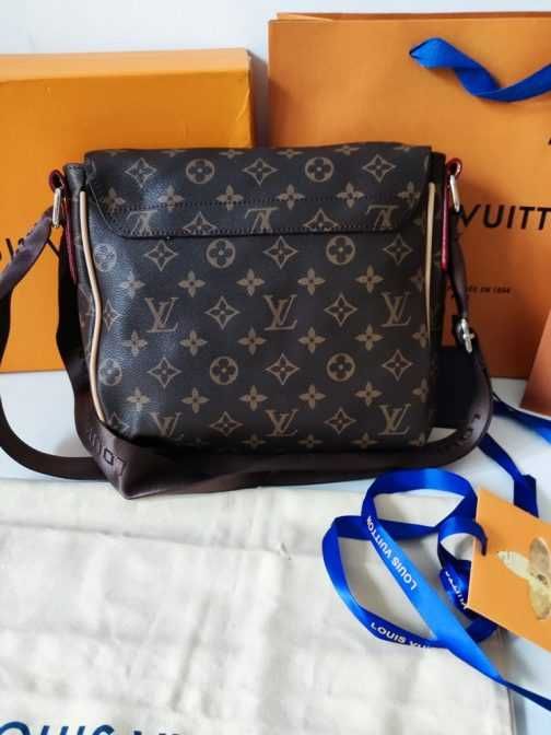 LOUIS VUITTON męska torba Listonoszka, skóra 410872