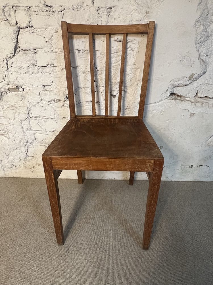 Piekne cale drewniane krzeslo ZPM vintage retro
