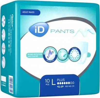 Подгузники-трусики для взрослых iD Diapers-Pants размер L