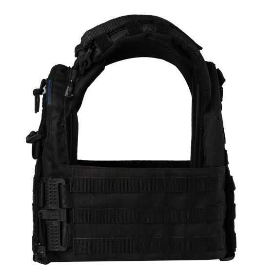 Плитоноска тактична Warmor Gen.3 Pro. Чорна SPECPROM без підсумків