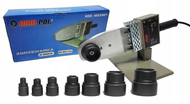 ZGRZEWARKA DO RUR PCV 800W 7 matryc 20-63mm 1519