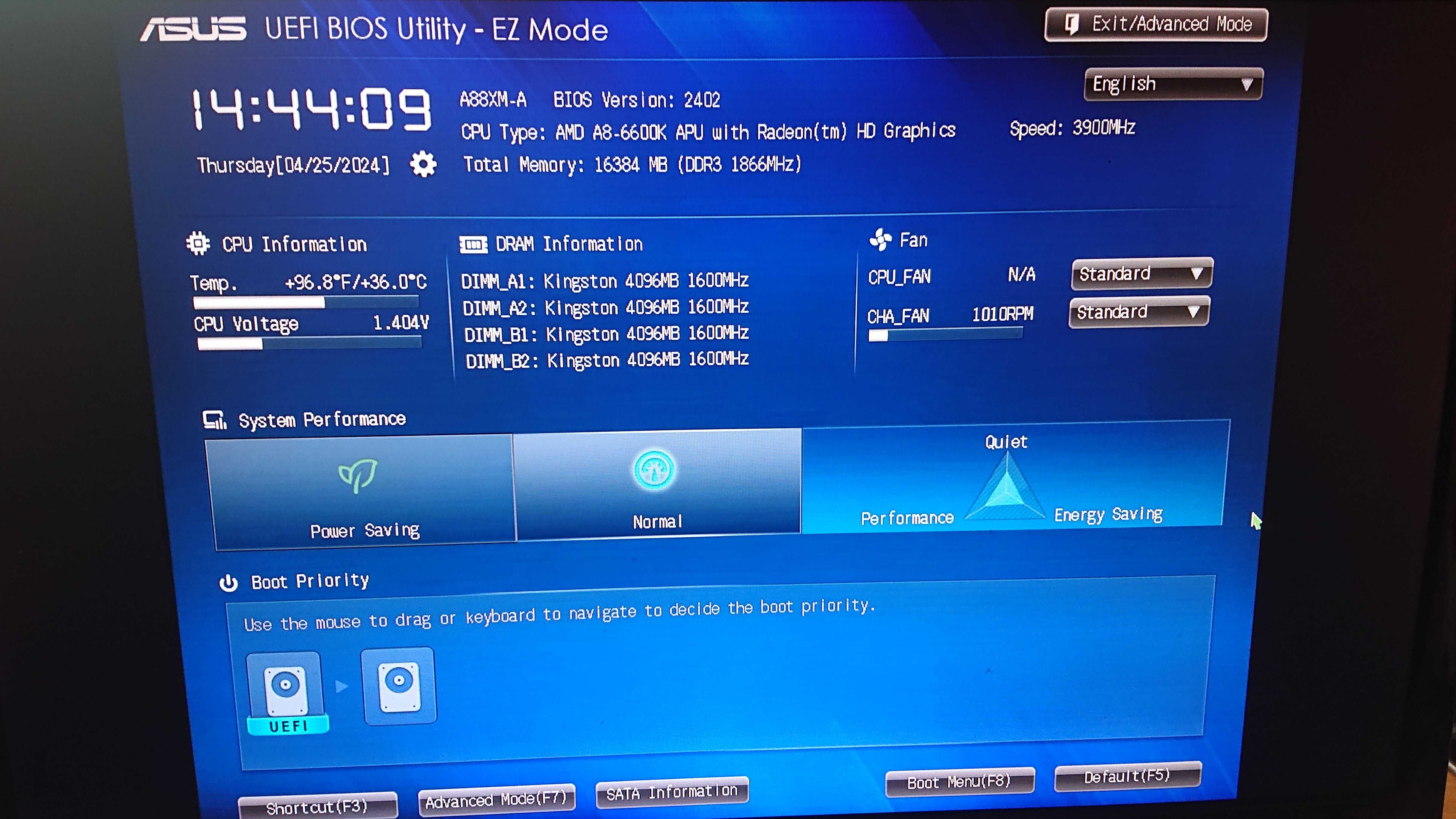 Потужний комплект FM2 A8-6600K, FM2+ ASUS A88XM-A, 16Gb RAM+HD 8570