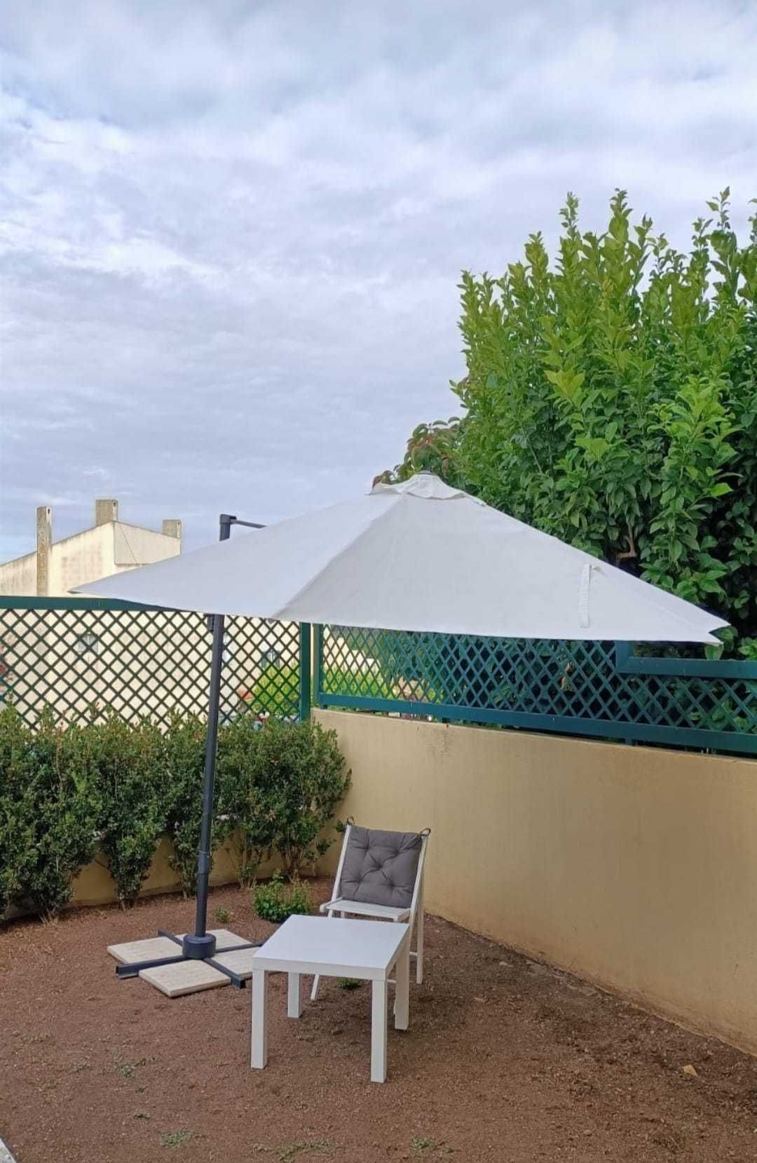 Chapéu de sol grande para exterior/jardim e capa de proteção