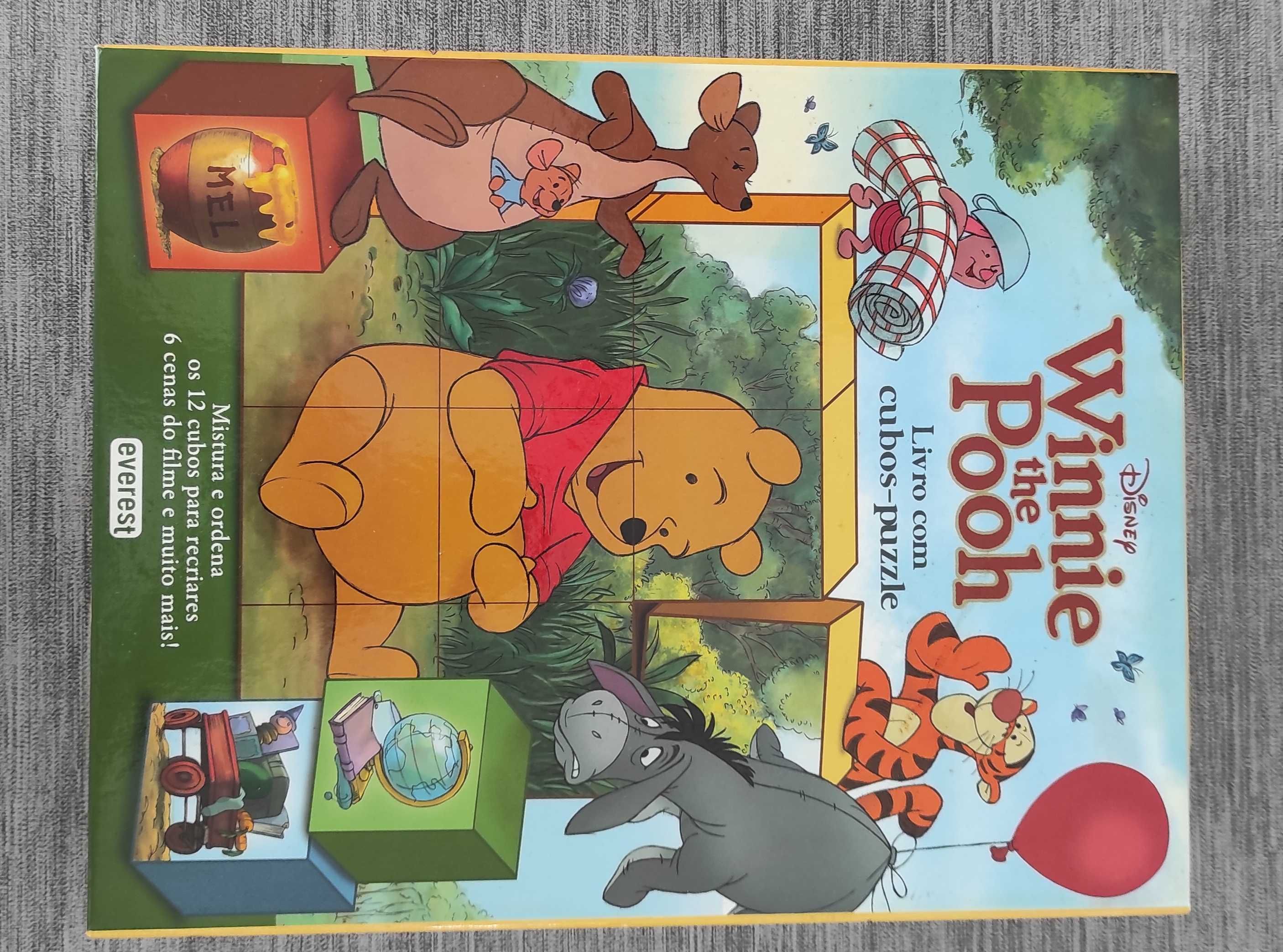 Pooh - livro com cubos puzzle