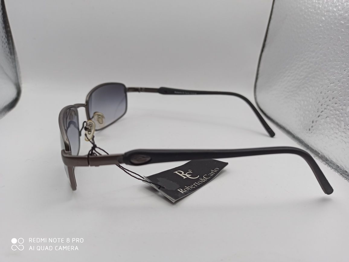 Nowe okulary metalowe przeciwsłoneczne vintage moda styl retro lato wa
