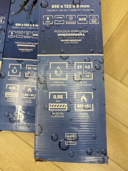 Panele winylowe jodełka weninger aquatus dąb pasadena