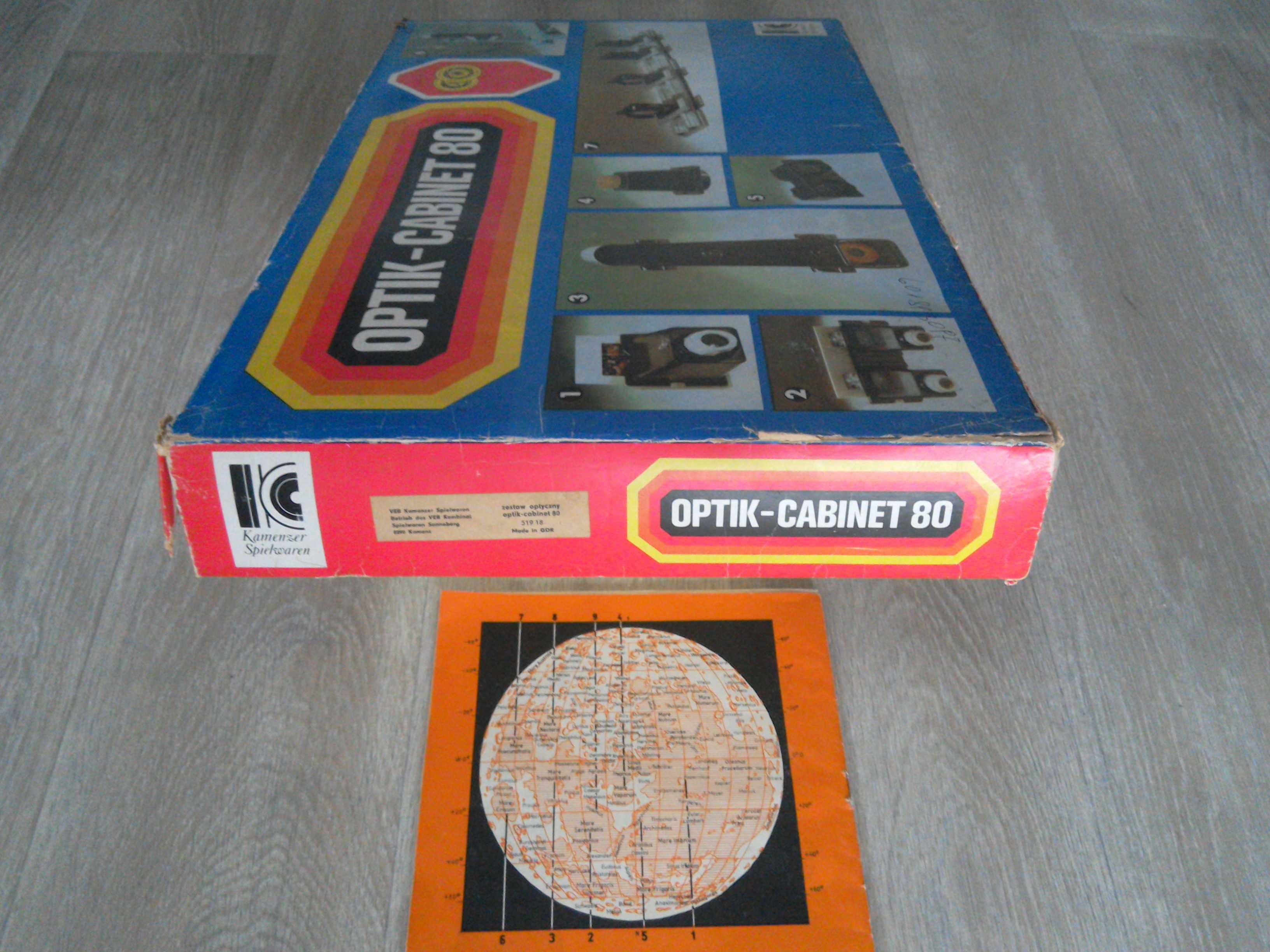 stara zabawka PRL optik cabinet 80 zestaw optyczny GDR stare zabawki