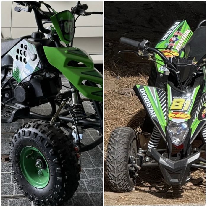 2 Motos4 crianca Eletrica e Gaoslina (ler descrição)