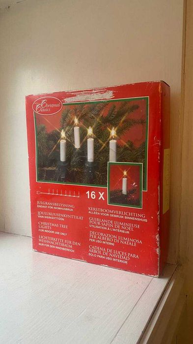 Гирлянда 16 свечей в новом состоянии.