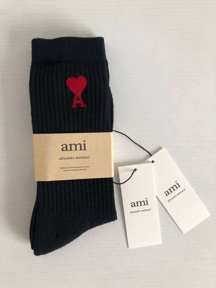 Брендові якісні носки шкарпетки в стилі Ami