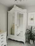 Szafa Stylowa Shabby Chic Rocaille Francuska Ludwikowska z Lustrami