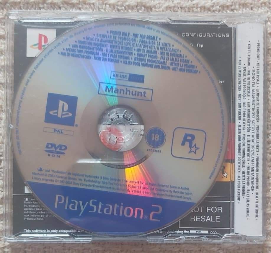 Manhunt ps2 promo dla kolekcjonera