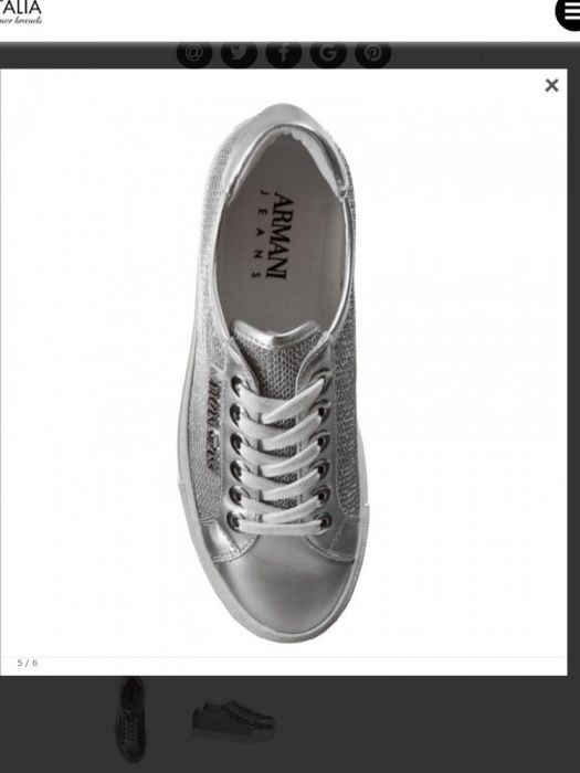 ARMANI JEANS markowe damskie trampki NOWOŚĆ z butiku OKAZJA