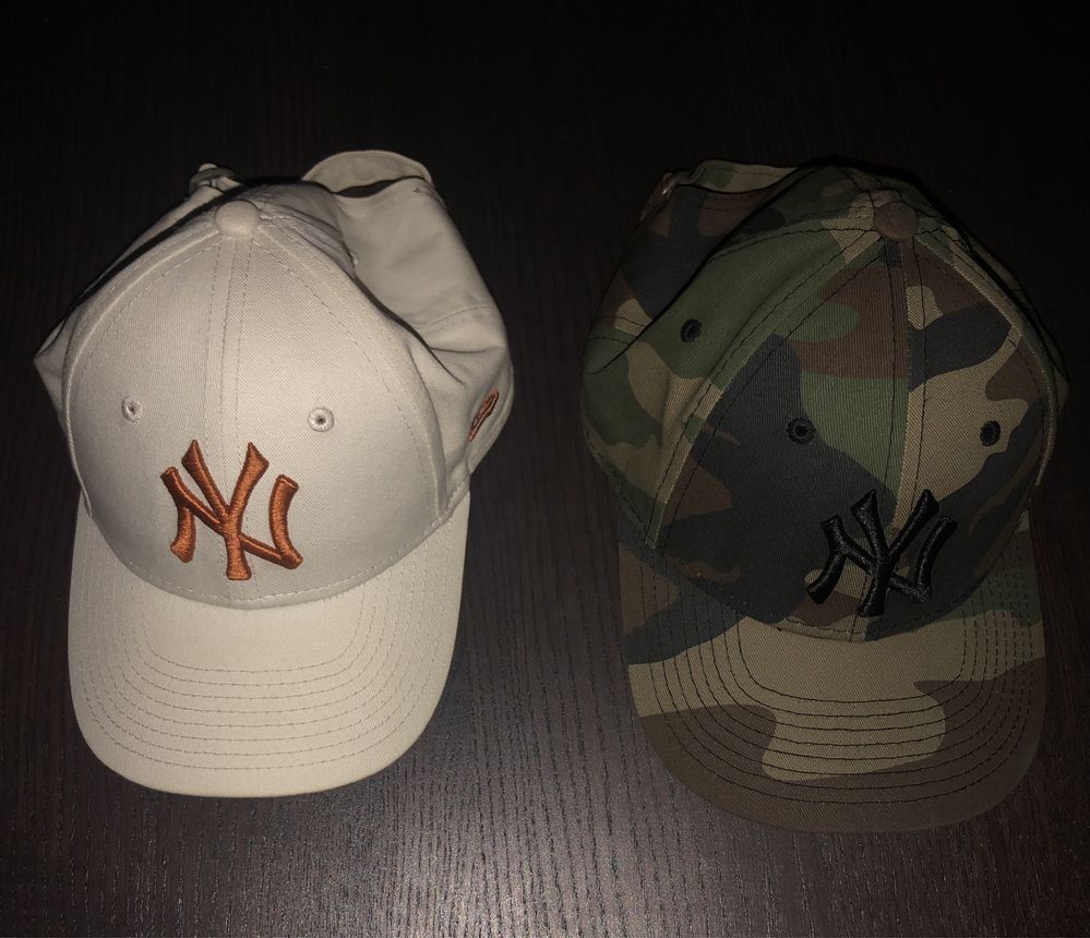 NY Caps Creme e Tropa (Novos)