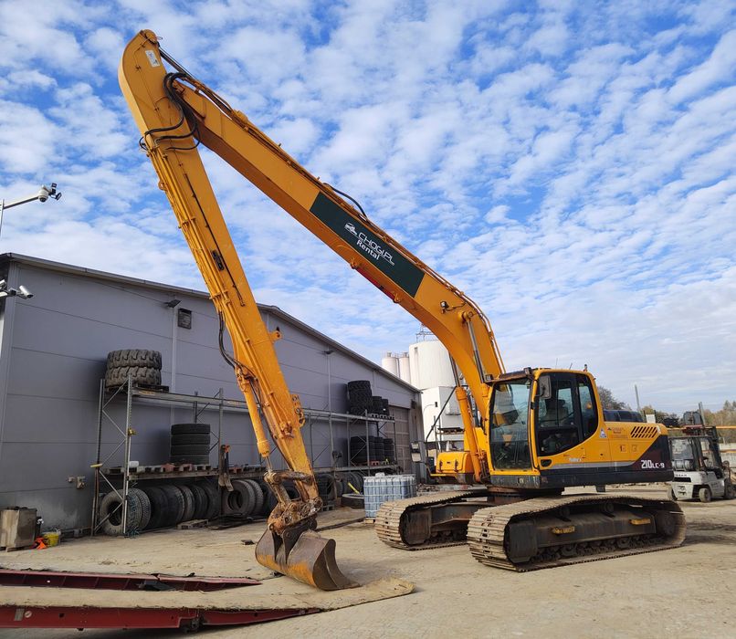 Koparka gąsienicowa typu LONG - Hyundai 210L