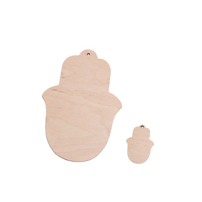 Хамса амулет - заготовка для декупажа из фанеры