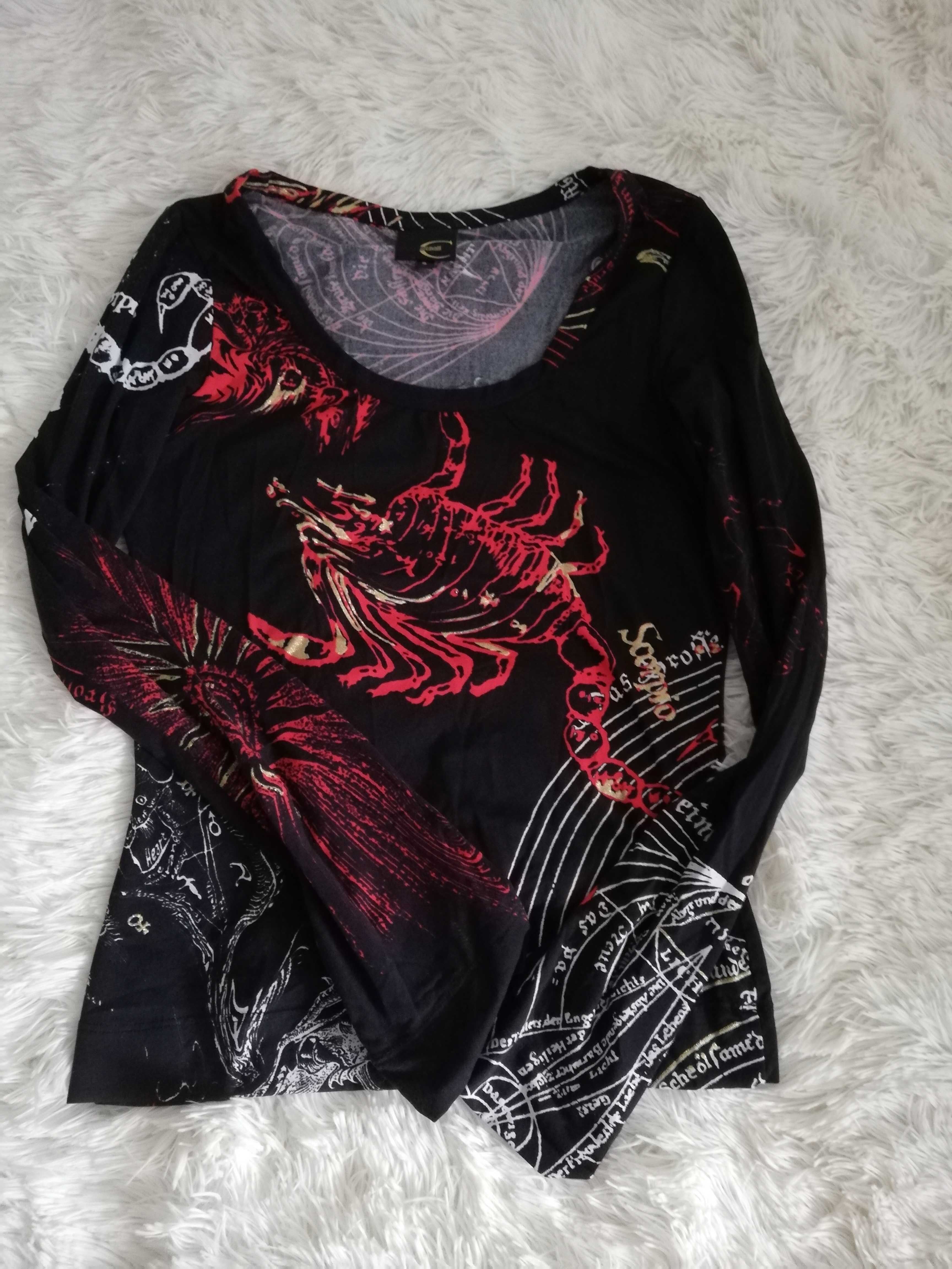 bluzka Roberto Cavalli s 36 m 38 just cavalli monogram oryginał